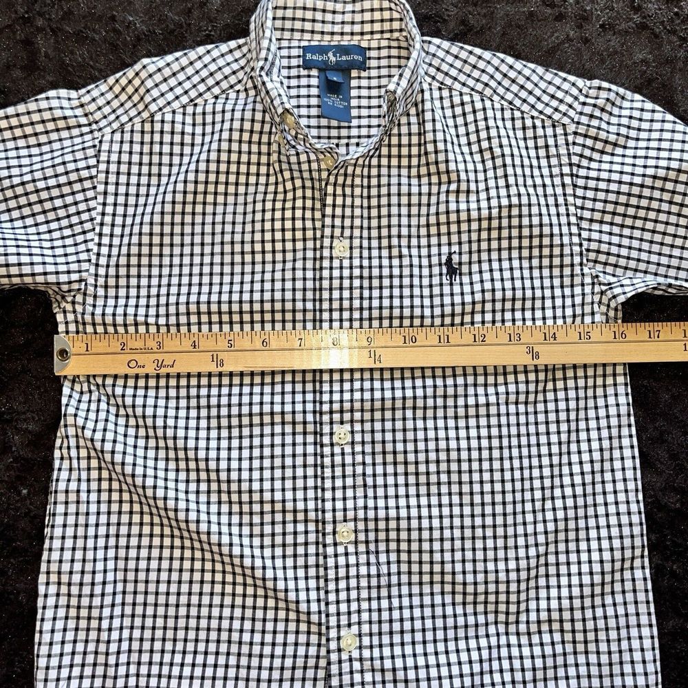 Set of‎ 2 Youth Gingham Check Long Sleeve Vineyard Vines Ralph Lauren Boys S - Picture 13 of 14
